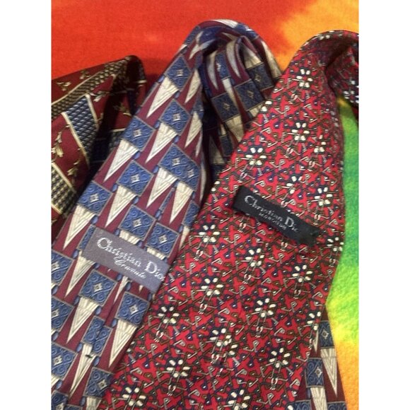 christian dior Ties Lot Of 4 - Picture 8 of 8